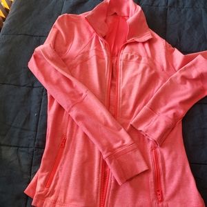 Lululemon pink zip up sz 12